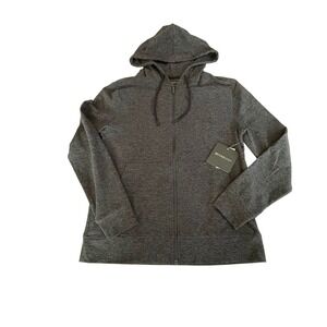Beyond Yoga Mens Full Zip Hoodie Charcoal Gray Size S NWT